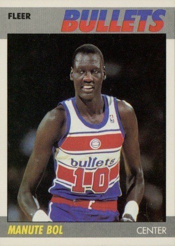 1987 Fleer #13 Manute Bol Basketball Card 1987 Fleer #13 Manute Bol Basketball Card