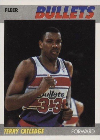 1987 Fleer #18 Terry Catledge Basketball Card