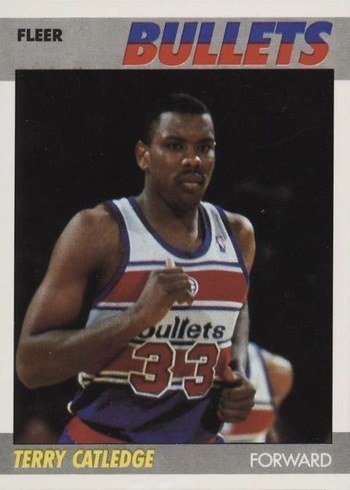 1987 Fleer #18 Terry Catledge Basketball Card 1987 Fleer #18 Terry Catledge Basketball Card