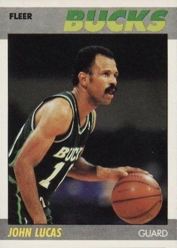 1987 Fleer #66 John Lucas Basketball Card 1987 Fleer #66 John Lucas Basketball Card