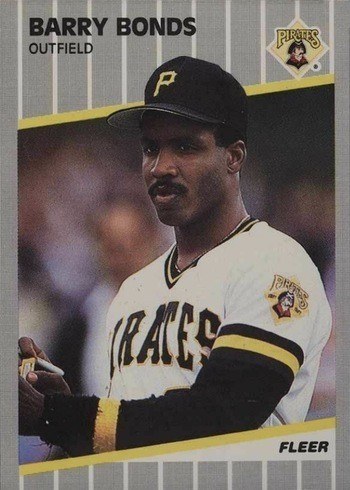 1989 Fleer #202 Barry Bonds Baseball Card