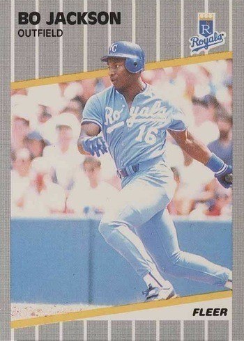 1989 Fleer #285 Bo Jackson Baseball Card