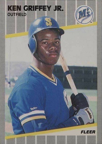 1989 Fleer #548 Ken Griffey Jr. Rookie Card