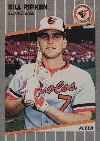1989 Fleer #616 Billy Ripken Fuck Face Baseball Card