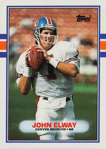 1989 Topps #241 John Elway Football Card 1989 Topps #241 John Elway Football Card
