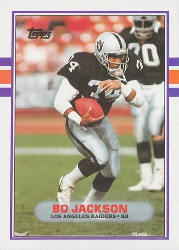 1989 Topps #269 Bo Jackson Football Card 1989 Topps #269 Bo Jackson Football Card
