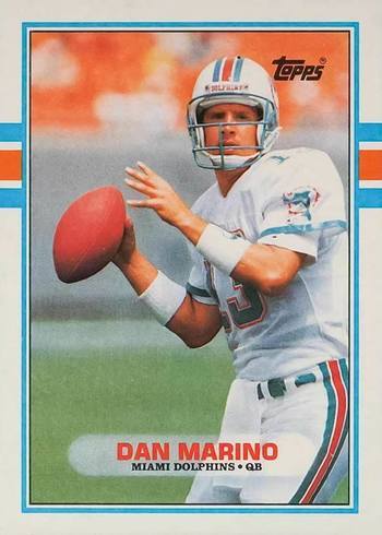1989 Topps #293 Dan Marino Football Card 1989 Topps #293 Dan Marino Football Card