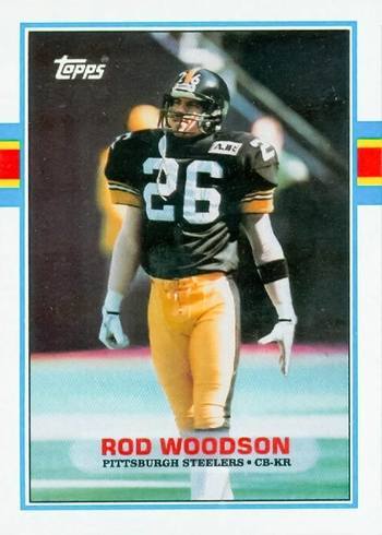 1989 Topps #323 Rod Woodson Rookie Card
