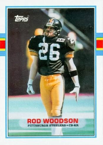 1989 Topps #323 Rod Woodson Rookie Card 1989 Topps #323 Rod Woodson Rookie Card