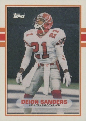 1989 Topps Traded #30T Deion Sanders Rookie Card