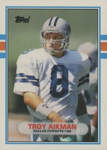 1989 Topps Traded #70T Troy Aikman Rookie Card