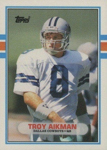 1989 Topps Traded #70T Troy Aikman Rookie Card 1989 Topps Traded #70T Troy Aikman Rookie Card