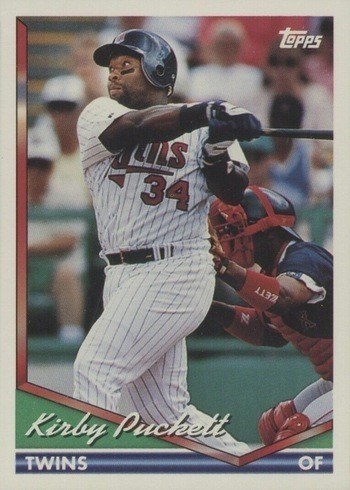 1993 Topps #200 Kirby Puckett Baseball Card 1993 Topps #200 Kirby Puckett Baseball Card