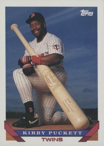 1994 Topps #100 Kirby Puckett Baseball Card 1994 Topps #100 Kirby Puckett Baseball Card
