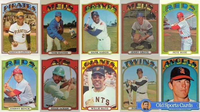 Most Valuable 1972 Topps Baseball Cards