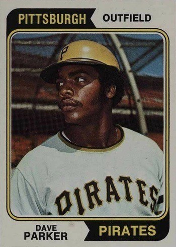 1974 Topps #252 Dave Parker Rookie Card 1974 Topps #252 Dave Parker Rookie Card