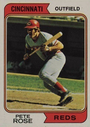 1974 Topps #300 Pete Rose Baseball Card 1974 Topps #300 Pete Rose Baseball Card
