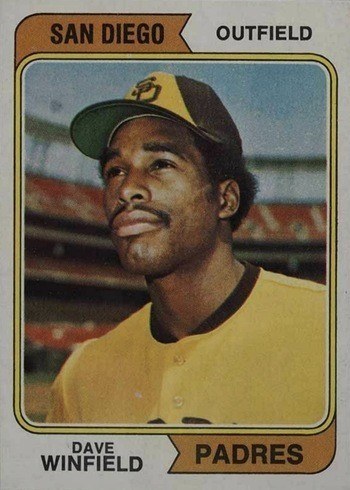 1974 Topps #456 Dave Winfield Rookie Card