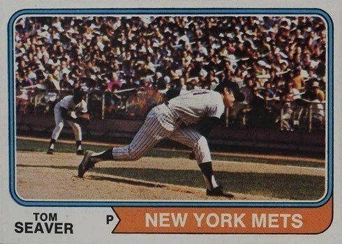 1974 Topps #80 Tom Seaver Baseball Card 1974 Topps #80 Tom Seaver Baseball Card