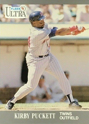 1991 Ultra #195 Kirby Puckett Baseball Card