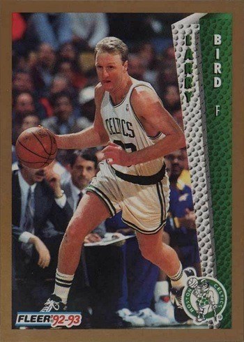 1992 Fleer #11 Larry Bird Basketball Card 1992 Fleer #11 Larry Bird Basketball Card