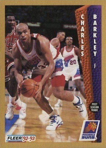 1992 Fleer #178 Charles Barkley Basketball Card 1992 Fleer #178 Charles Barkley Basketball Card