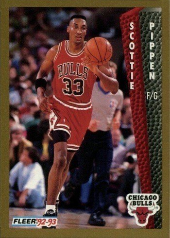 1992 Fleer #36 Scottie Pippen Basketball Card