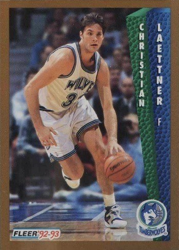 1992 Fleer #379 Christian Laettner Rookie Card