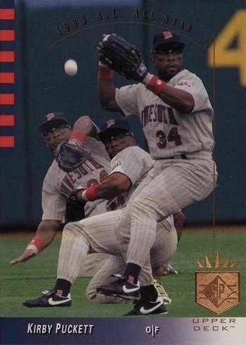1993 SP #50 Kirby Puckett Baseball Card 1993 SP #50 Kirby Puckett Baseball Card