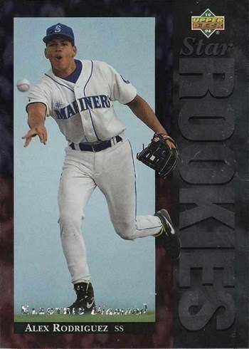 1994 Upper Deck #24 Electric Diamond Alex Rodriguez Rookie Card 1994 Upper Deck #24 Electric Diamond Alex Rodriguez Rookie Card