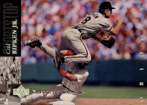 1994 Upper Deck #425 Electric Diamond Cal Ripken Jr. Baseball Card 1994 Upper Deck #425 Electric Diamond Cal Ripken Jr. Baseball Card