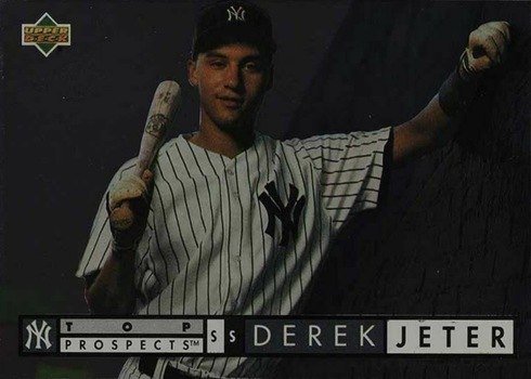 1994 Upper Deck #550 Top Prospects Derek Jeter Baseball Card 1994 Upper Deck #550 Top Prospects Derek Jeter Baseball Card