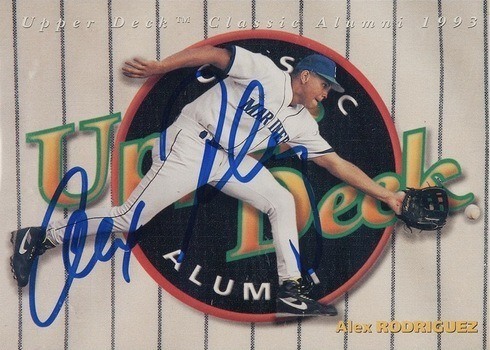1994 Upper Deck #A298 Autographed Alex Rodriguez Baseball Card