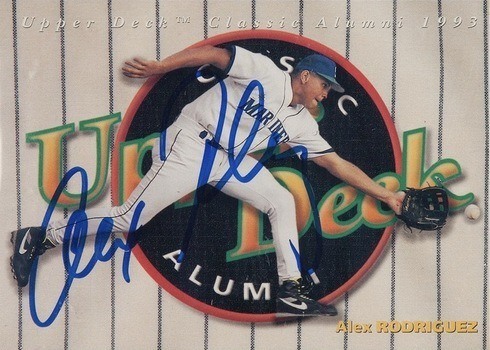 1994 Upper Deck #A298 Autographed Alex Rodriguez Baseball Card 1994 Upper Deck #A298 Autographed Alex Rodriguez Baseball Card