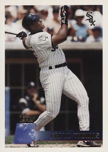 1996 Topps #100 Frank Thomas Baseball Card