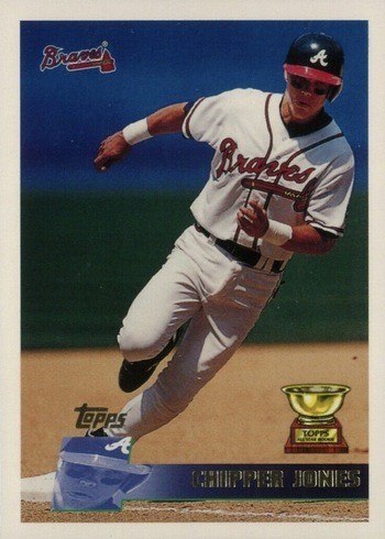 1996 Topps #177 Chipper Jones Baseball Card