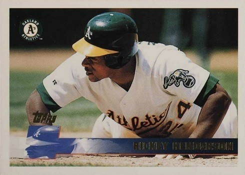1996 Topps #397 Rickey Henderson Baseball Card