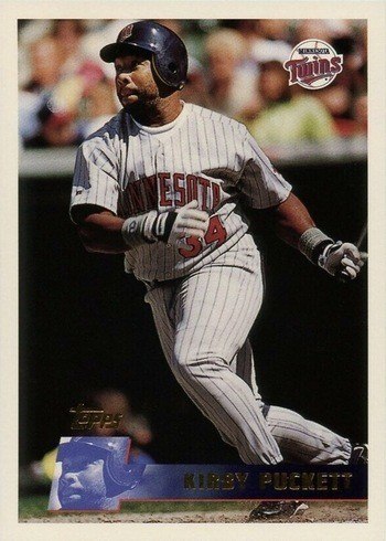 1996 Topps #50 Kirby Puckett Baseball Card