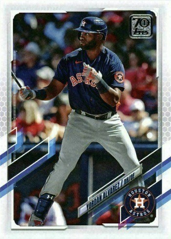2021 Topps #300 Yordan Alvarez Baseball Card 2021 Topps #300 Yordan Alvarez Baseball Card