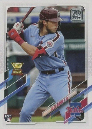 2021 Topps Series 1 Alex Bohm Rookie Card #277