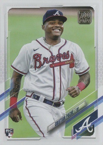 2021 Topps Series 1 Christian Pache Rookie Card #187 2021 Topps Series 1 Christian Pache Rookie Card #187