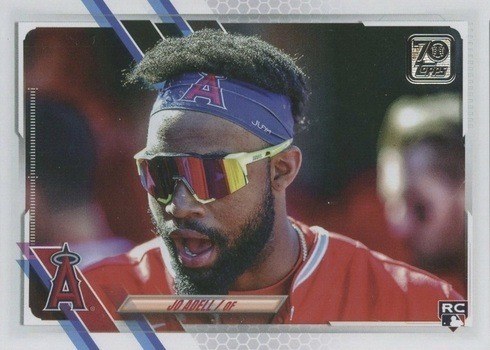 2021 Topps Series 1 Jo Adell Rookie Card #43 SP Variation 2021 Topps Series 1 Jo Adell Rookie Card #43 SP Variation