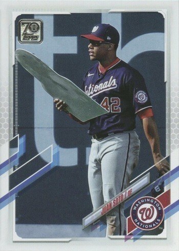 2021 Topps Series 1 Juan Soto Baseball Card #330 SP Variation