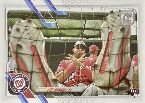 2021 Topps Series 1 Luis Garcia Rookie Card #298 SSP Variation