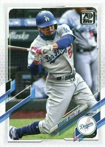 2021 Topps Series 1 Mookie Betts Baseball Card #13 2021 Topps Series 1 Mookie Betts Baseball Card #13