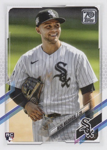 2021 Topps Series 1 Nick Madrigal Rookie Card #197 SP Variation