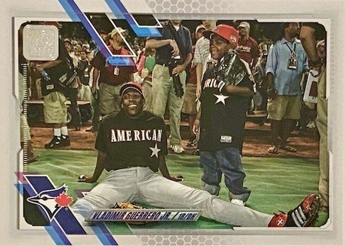 2021 Topps Series 1 Vladimir Guerrero Jr. Baseball Card SSSP Variation 2021 Topps Series 1 Vladimir Guerrero Jr. Baseball Card SSSP Variation