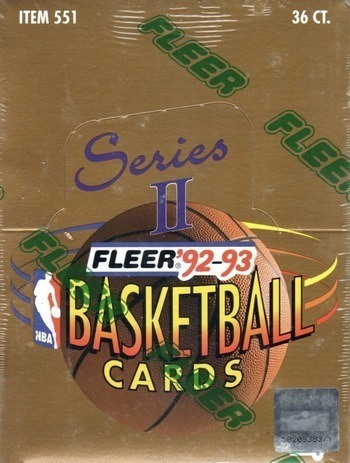 Unopened Box of 1992 Fleer Basketball Cards