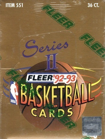 Unopened Box of 1992 Fleer Basketball Cards Unopened Box of 1992 Fleer Basketball Cards