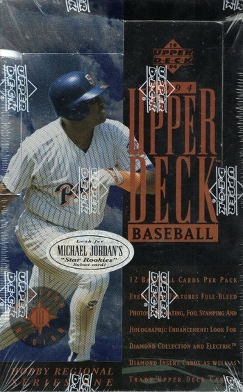 Unopened Box of 1994 Upper Deck Baseball Cards Unopened Box of 1994 Upper Deck Baseball Cards